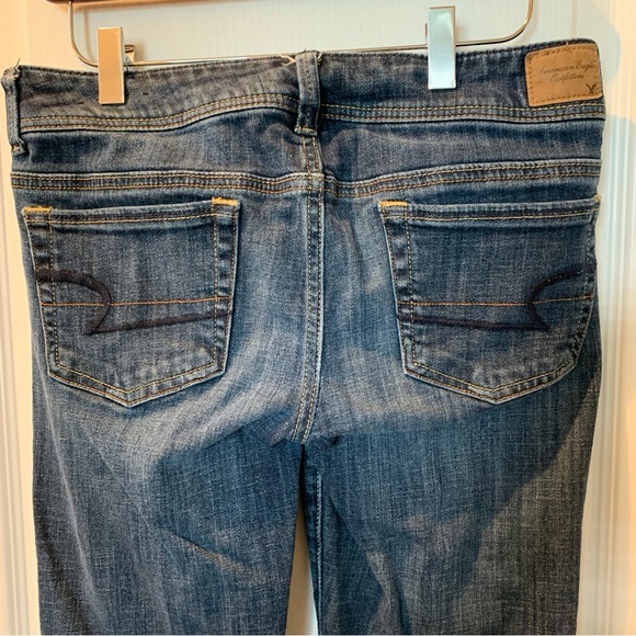 AMERICAN EAGLE | Women’s Bootcut Stretch Denim Blue Jeans | Size 6 - Picture 6 of 13